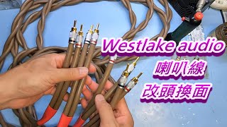 Westlake audio  -- 索價不斐的二手喇叭線Westlake audio 改頭換面 ,Y插改換香蕉頭  CC字幕