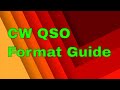 Beginner CW QSO Guide | Sample Scripts | Morse QSO Helper | Ham Radio