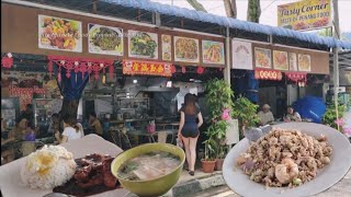 招牌扬州炒饭排骨王套餐饭槟城峇都丁宜当地美食午餐 Fried Rice Pork Boneless Set Meal Penang Batu Ferringhi Food Corner Lunch