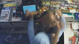Grocery store worker choked