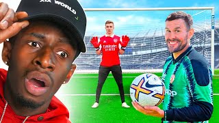 REACTING TO CHRISMD HOW GOOD IS A PREMIER LEAGUE KEEPER AT SHOOTING?