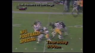 ABC Thursday Night Football Promo (1983) L.A. Raiders vs San Diego Chargers