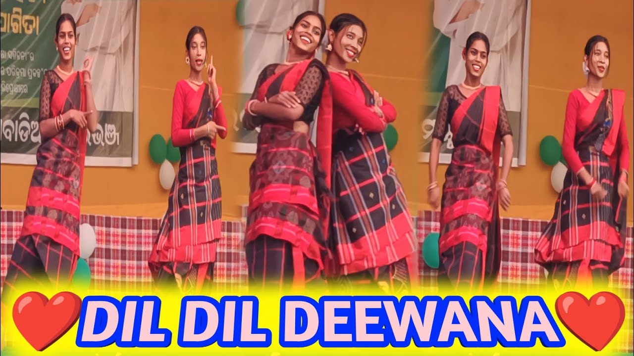 DIL DIL DEEWANA || SANTALI STAGE PROGRAM 2024 || B.B COLLEGE ...