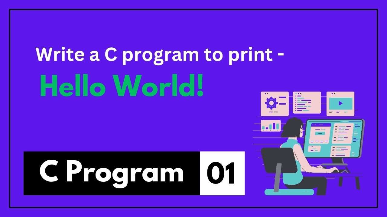Hello World C Program Programming Learn Programming