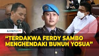 Tegas! Jaksa Sebut Ferdy Sambo Menghendaki Merampas Nyawa Brigadir Yosua