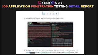 IOS Application Penetration Testing Report | IOS Penetration Testing | Mobile Application Pentesting