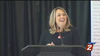 Heart Attack Survivor Shares Story at Go Red