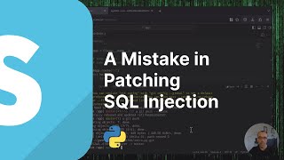 A Mistake in Patching SQL Injection