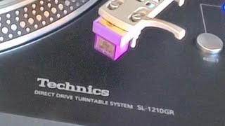 TECHNICS SL-1210GR (NAGAOKA MP-200 cartridge). sound test.