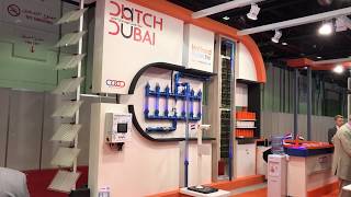 Dutch Dubai, Holland Water Bar at the Holland pavilion at WETEX 2018 in Dubai