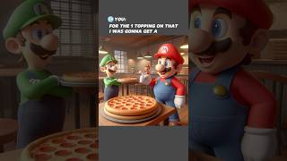 Infinite Pizza Glitch! 🍕#mario #shorts #memes #ai #chatgpt #aistory #aiart #mariokart #aigenerated