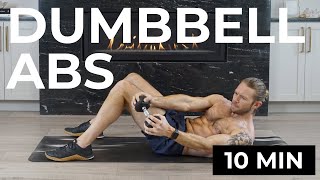 10 Min Sculpted Abs with Dumbbells | Ultimate Weighted Ab Routine!