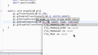 Android Application Development Tutorial - 175 - glDrawElements method