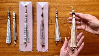 Large Paper Tassels from 6x6 Paper - Tutorial