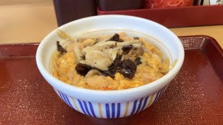 なか卯　4種きのこの親子丼