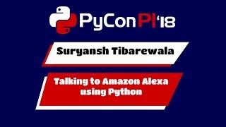 Talking to Amazon Alexa using Python