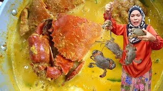 Ketam nipah masak lemak cili api ala thai/kepiting masak lemak