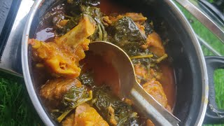 Haakh te Maaz| Kashmiri style saag aur gosht|Collard greens with mutton