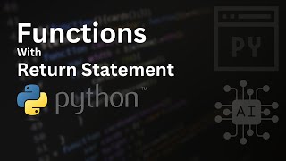 Function with Return Statement in Python #AI_with_Faseeh