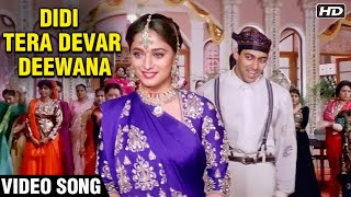 Didi Tera Devar Deewana Full Song | Salman Khan, Madhuri Dixit, Lata Mangeshkar |Hum Aapke Hain Koun