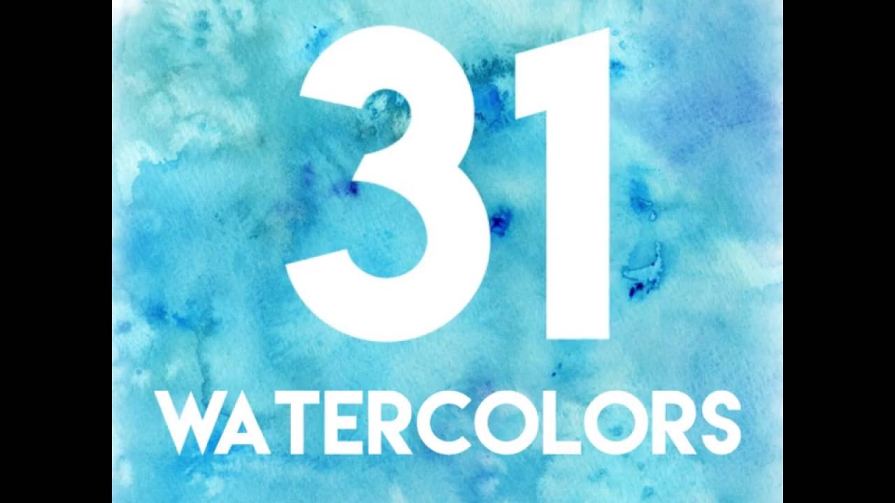 World Watercolor Month July 2016 Trailer Youtube