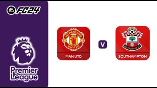 FC24丨Manchester UTD vs Southampton丨Premier League 2024/25丨英格蘭足球超級聯賽丨曼徹斯特聯 vs 南安普頓丨Matchday 21