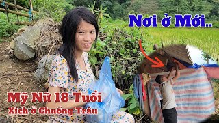 Bất Ngờ, Cô Gái Xinh Đẹp EM MỶ 18 Tuổi Thoát Cảnh Xich Ngủ Ở Chuồng Trâu.