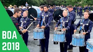 Hendrickson Drumline 2018 Rain Warmup BOA Austin