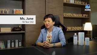 How June boost up her skin condition and feel more confident - Dorika MAHO’s user sharing in person