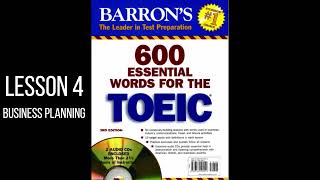 [Luyện nghe] 600 Essential Words For The TOEIC - Lesson 4 Business Planning