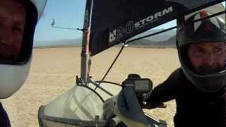 Blokart Speed Record Broken by Mark Walters at Red Lake, AZ 5-25-2012