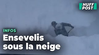 Les images des chutes de neige record au Japon