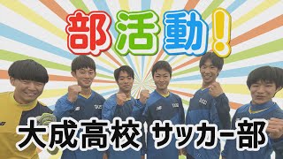 部活動！「 大成高等学校 サッカー部」