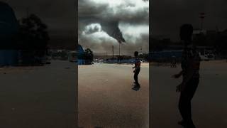 I created Real Tornado in Just few seconds 😳 (Rate this edit) #tornado