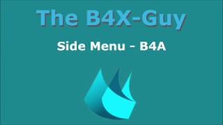 Side Menu B4A including source code!