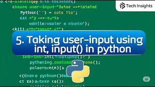 5. Master User Input in Python | input (), int (), float (), Ord (), chr () - (Beginner to Pro)