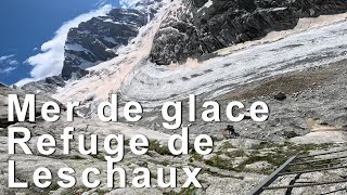 Mer de Glace Refuge de Leschaux Chamonix Mont-Blanc massif montagne alpinisme topo