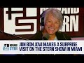 Jon Bon Jovi Makes a Surprise Appearance on the Stern Show in Miami