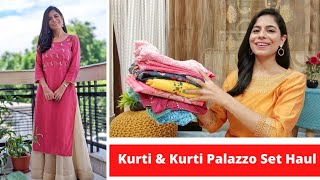 Affordable Kurti & Kurti Palazzo Sets l Festive and Everyday Wear l Dream Simple