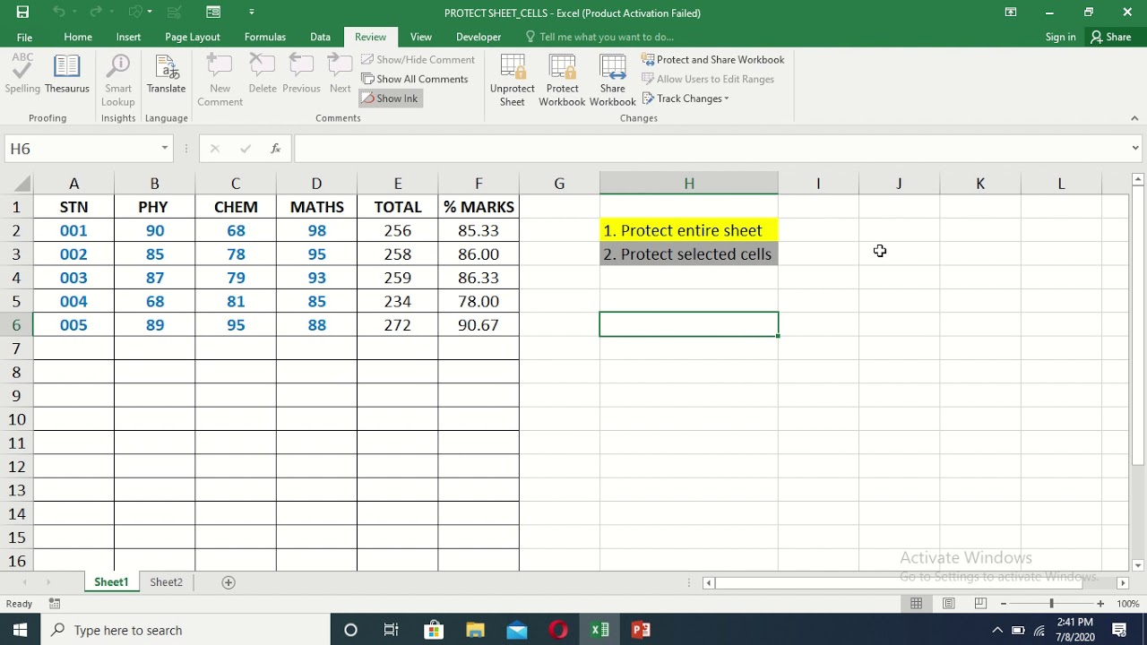 How To Protect Cells Sheets And Workbooks In Excel - Riset