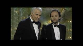 Steve Martin & Billy Crystal Sit At The Losers Table - Golden Globes 1990