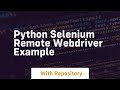 python selenium remote webdriver example
