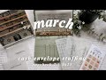 cash stuffing & more happy mail 💌 | $625 | march paycheck 2