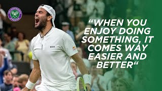 Matteo Berrettini feels "Special energy' at The Championships after Third Round win | Wimbledon 2023
