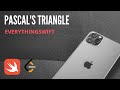 Leetcode 118. Pascal's Triangle - Swift (Swift Programming Language, Algorithm & Data Structures)