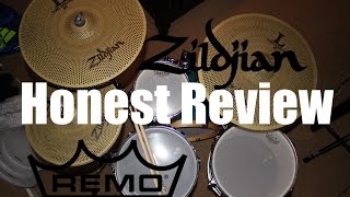 Zildjian L80 Low-Volume Cymbals \u0026 Remo Silentstroke Drumheads REVIEW | (See Description)