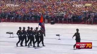 17. The Cambodian delegation attends V-Day parade