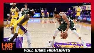 LA Lakers vs Milwaukee Bucks 3.31.21 | Full Highlights