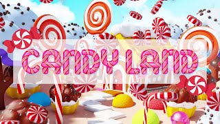 *Candyland* Winter inspired ASMR Ambience w/ crunching, wind chimes, and music 🍭🧁🍬