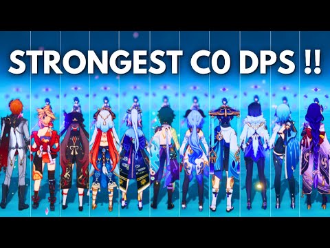 15 STRONGEST C0 DPS !! C0 F2P Showcase [ Genshin Impact ]